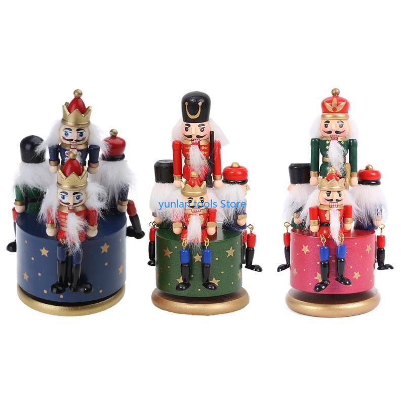 Nutcracker Figurine - 50lb 4 1 Caixa música Ornamento