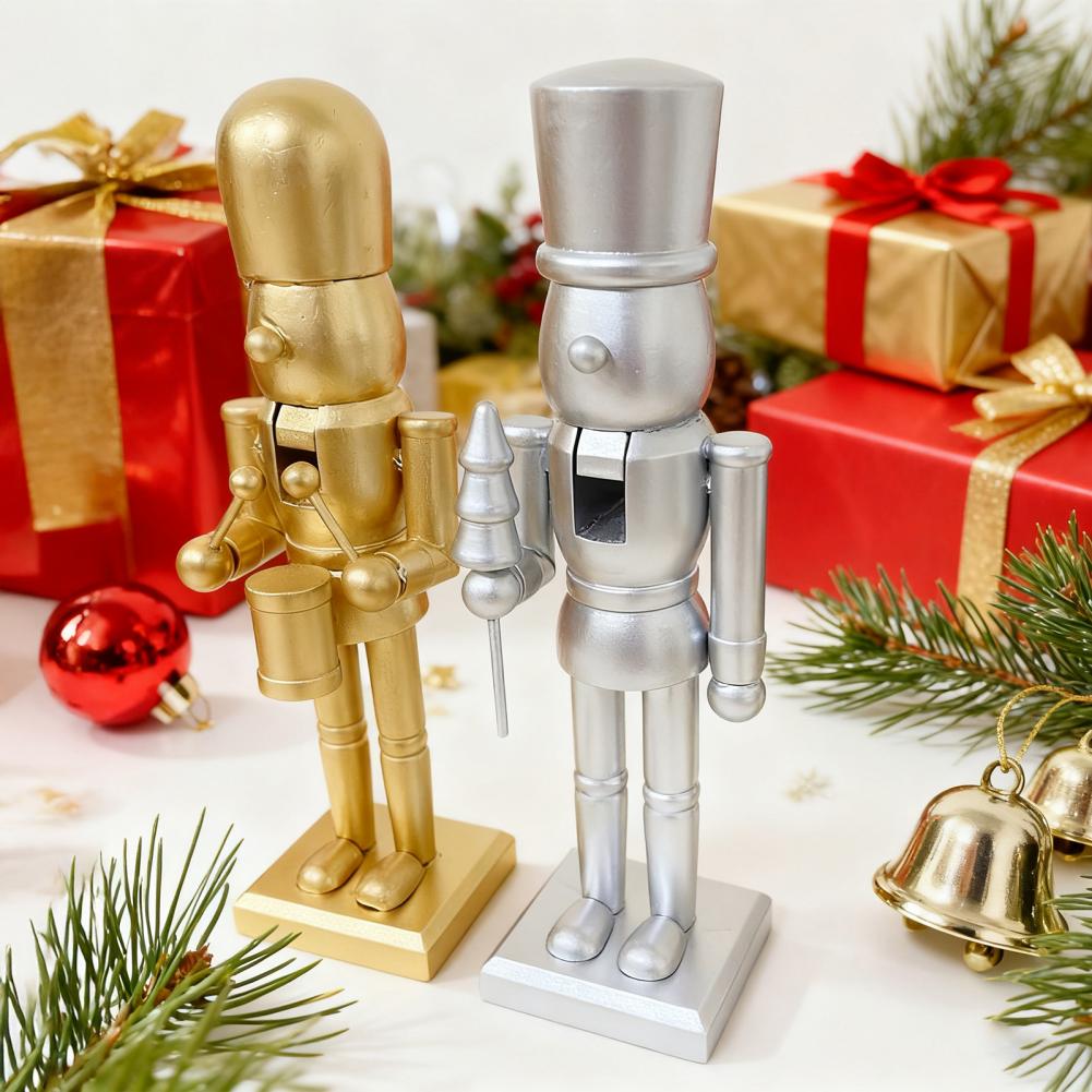Nutcracker Figurine - Natal quebra-nozes ornamento clássico quebra-nozes decoração