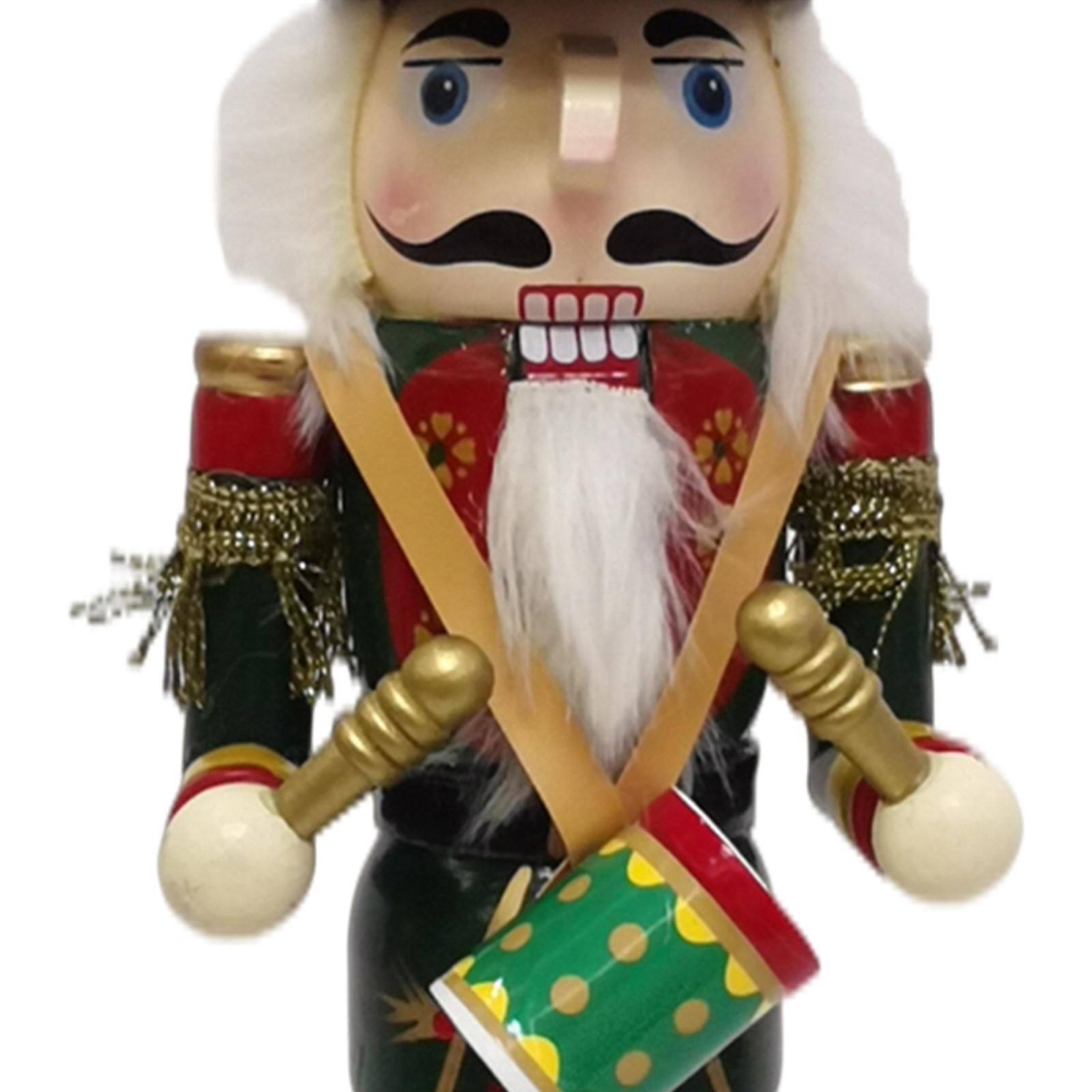 Nutcracker Figurine - Boneco de madeira de 12 polegadas,