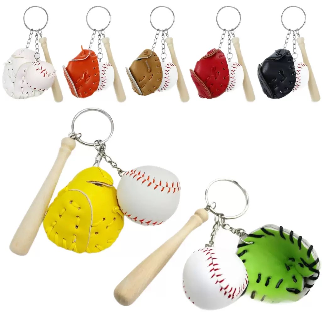Ornament Ball Set - Chaveiro de Beisebol 2CM, Conjunto de