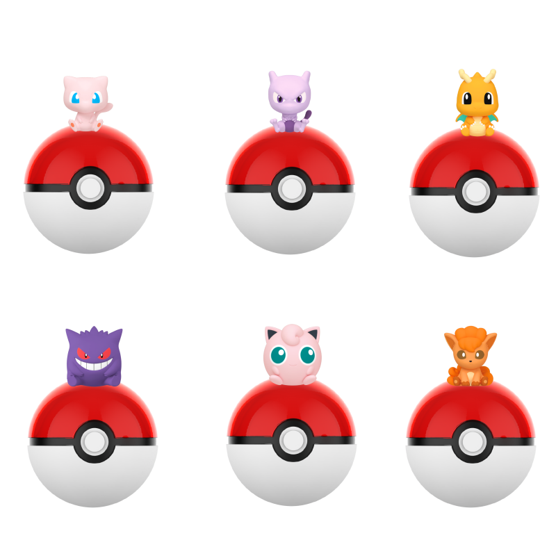 Ornament Ball Set - Figuras Mini Poke Ball do Anime