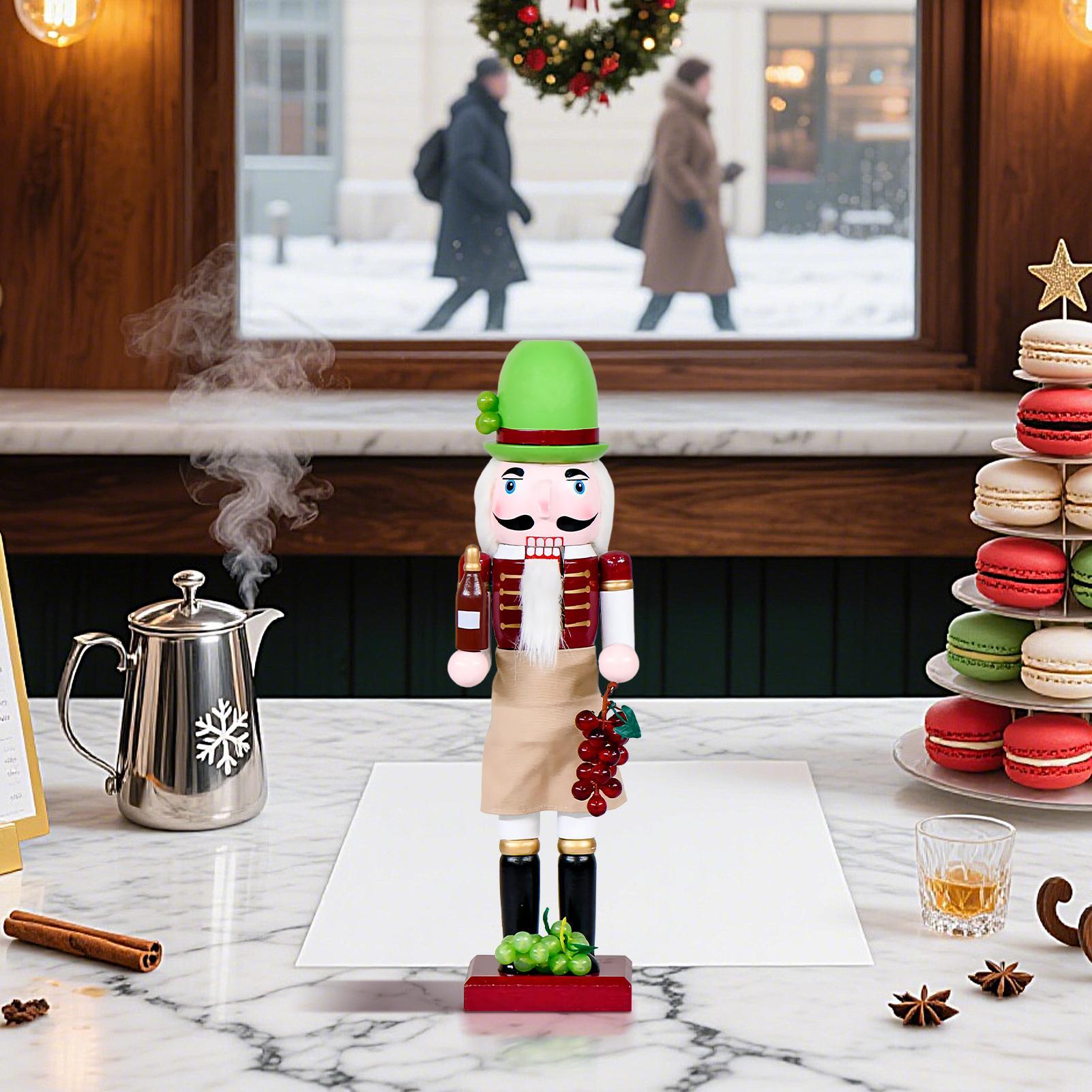 Quebra-nozes decoração de nata - Nutcracker Figurine avaliação e preço