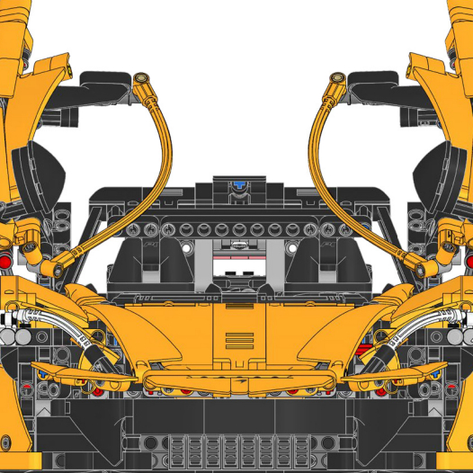 Carro Esportivo Montado Amarel - Lego Set Technic avaliação e preço