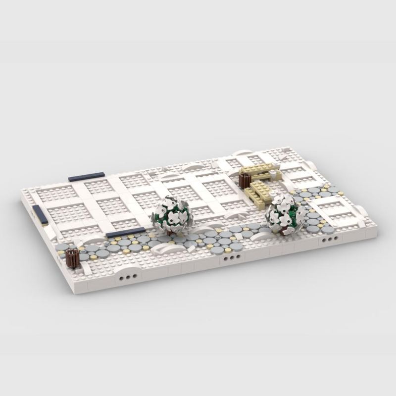 Base de exibição de vila de in - Lego Set Creator avaliação e preço