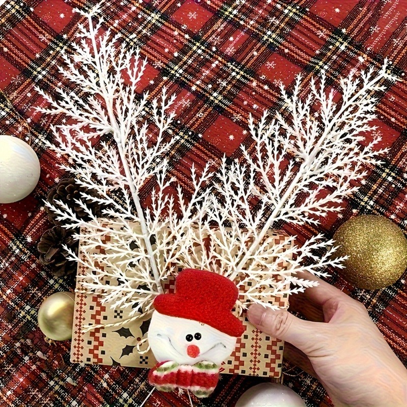Natal branco artificial pinho  - Christmas Wreath Fake avaliação e preço