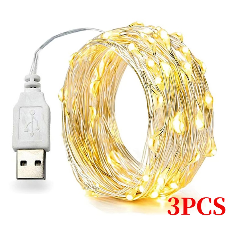 Fio de cobre LED Christmas Lig - Led Fairy String Lights avaliação e preço